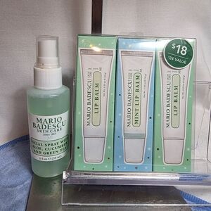 Mario Badescu Aloe Facial Spray and Mint Lip Balm Trio